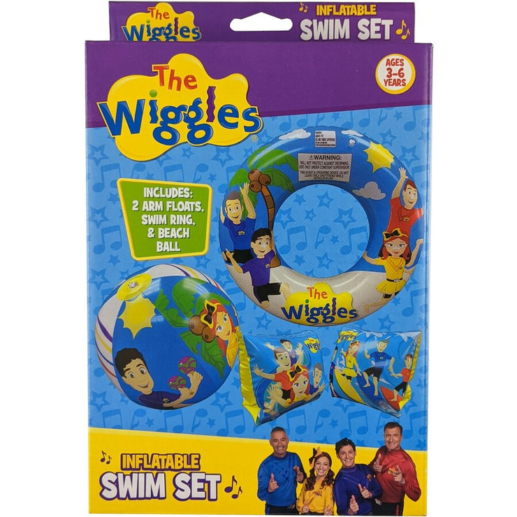 The Wiggles Inflatable Swim Set 3 Piece / Suitable for 3-6 Years