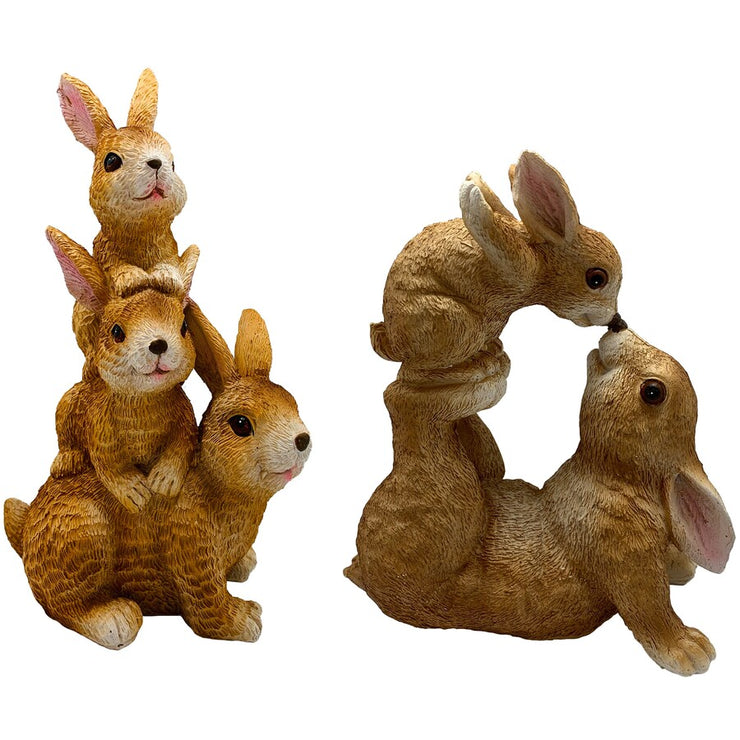 Resin Easter Bunny Family - Assorted* / Beautiful Decoration Piece for Home