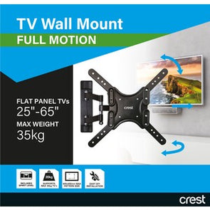 Crest Medium to Large Full Motion TV Mount - 25-55 Inch