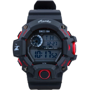 Mambo Men's Digital Watch - Black