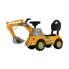 Digger Foot to Floor Ride On Set Safe Anti-Tip for 2-4 years