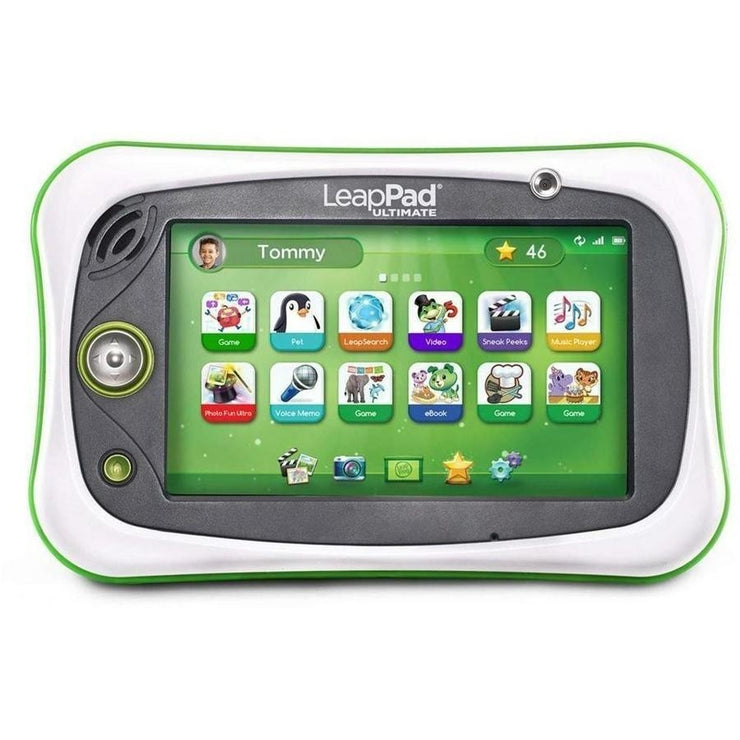 LeapFrog LeapPad Ultimate Bundle Kids Safe Learning Tablet - Green / Pink