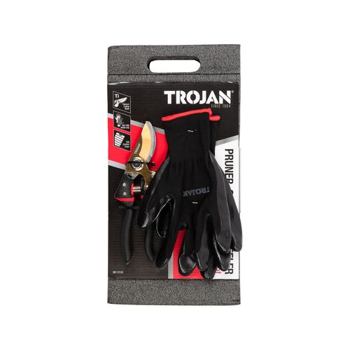 Trojan Kneeling Pad Gloves And Bypass Pruner Set