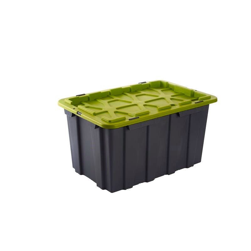 HART 200 Quart Latching Rolling Plastic Storage Bin Container, Clear, Set  of 2 - AliExpress