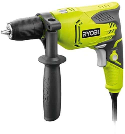 Ryobi RPD500-K 500W Corded Impact Drill with 6 Drill Bits