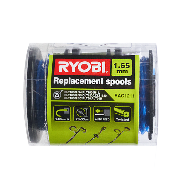 Ryobi Line Trimmer Spool And Line - 3 Pack