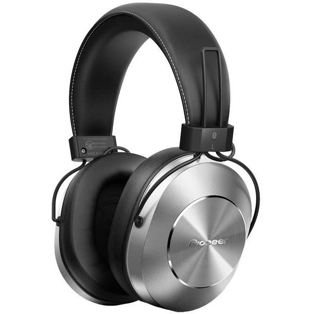 Pioneer SE-MS7BT Wireless Stereo Over-Ear Headphones (Silver)