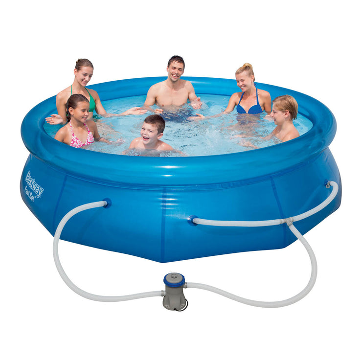 Bestway Fast Set 10 Foot Pool - Blue /Outdoor Pool Set