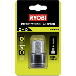 Ryobi Impact Wrench Adaptor - RIWA-HEX / Engineered Steel Construction