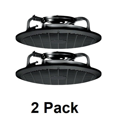 Click 250mm Black Exhaust Fan Twin Pack