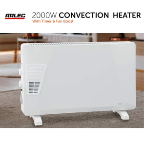 Arlec 2000W Convection Heater with Fan Boost  / Safety Overheat Protection