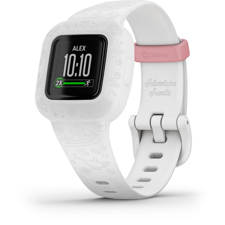 Garmin Vivofit Jr 3 - Floral Pink/Black Panther/Princess icons & More