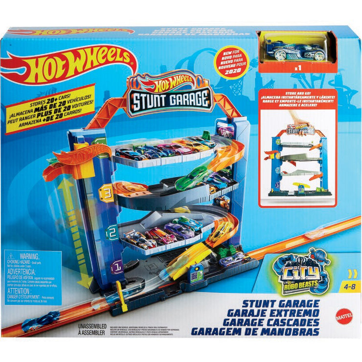 Hot Wheels Stunt Garage Playset - For Ages 4-8 years