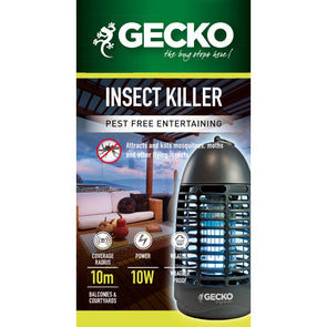 Gecko 10W Insect Zapper / Black