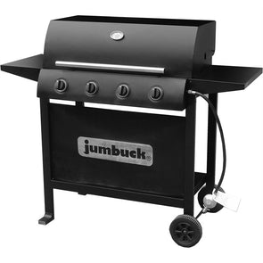 Jumbuck Portland 4 Burner LPG BBQ /Auto Ignition/Trolley Type