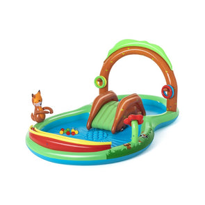 Bestway 1.99m x 2.95m Friendly Woods Pool Play Center / Perfect for kids, ages 2+