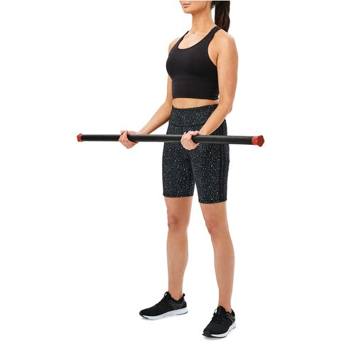 Anko Adjustable Weighted Fitness Bar / Black