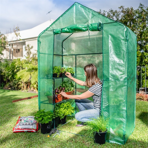 Holman Camping Walk In Greenhouse With Misting Kit