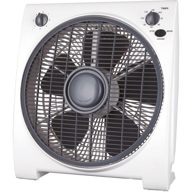 Brilliant Basics Box Fan 30cm White - KYT-30S