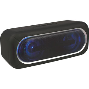 Laser Bluetooth TWS Groove Speaker - Black