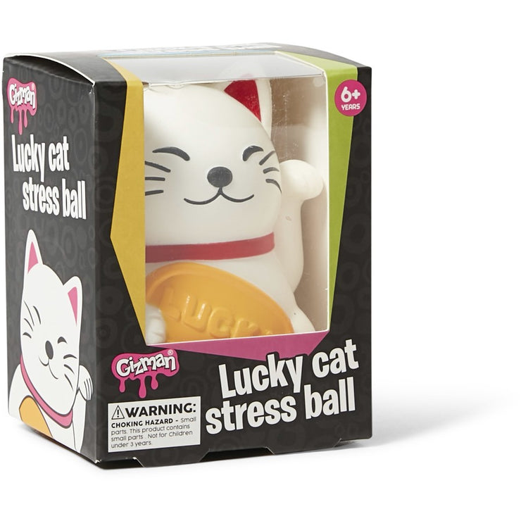 Gizman Lucky Cat Stress Ball / Suitable for Ages 6+ Years