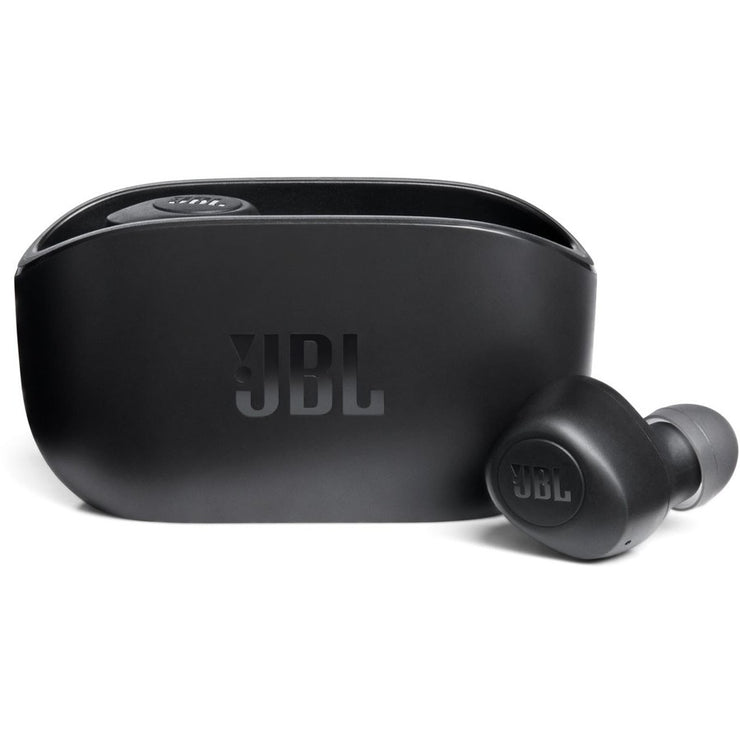 JBL Wave 100TWS True Wireless Earbuds - Black / Comfort-fit