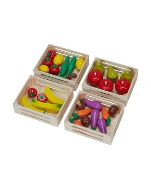 30 Piece Wooden Market Stall Play Set/Suitable for Ages 3+ years