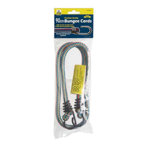 Gripwell 100cm/90cm Premium Quality Bungee Cord Multicoloured /Ideal for 4WD & Offroad Camping