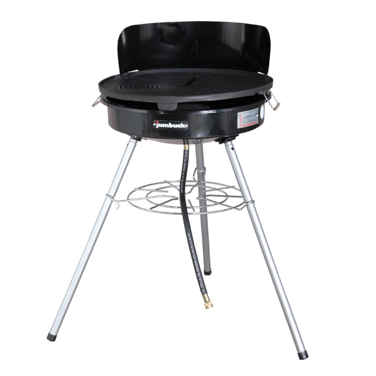 Jumbuck 'Circa' Portable LPG Hotplate BBQ - Collapsible Frame