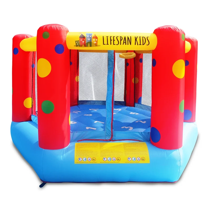 Lifespan Kids Airzone 9ft Inflatable Bouncer with Air Pump/ Ages 3+ Years