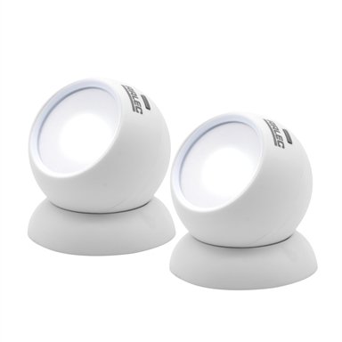 Arlec Round Directional LED Night Light - 2 Pack/360 Degree Rotational