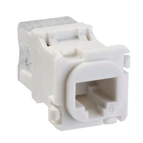 DETA CAT 6 RJ45 Ethernet Grid Plate Insert - 6557B