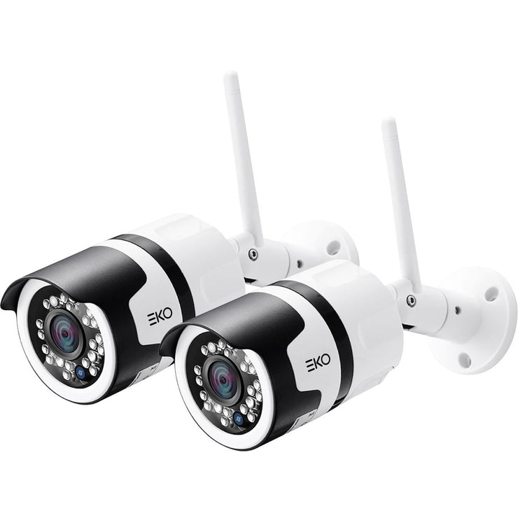 EKO 2 Pack Wi-Fi Outdoor Security Camera / 1920 x 1080 Full HD resolution