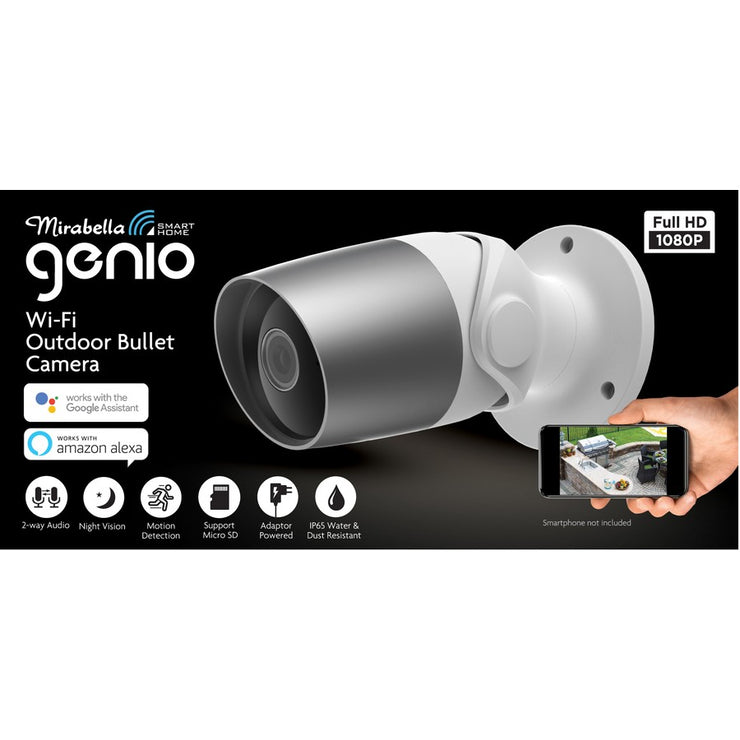 Mirabella Genio WIFI Bullet 1080P Outdoor Camera