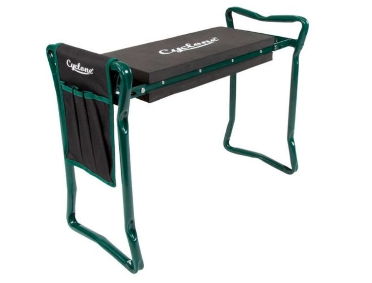 Cyclone Foldable Seat/Kneeler With Nylon Holster/ Ideal for Both Kneeling & Sitting