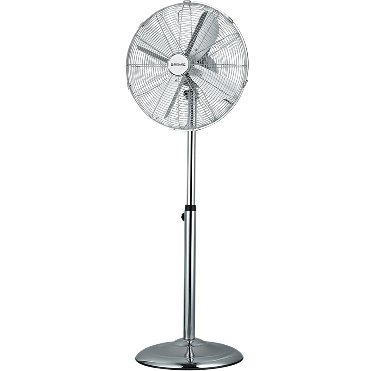 Euromatic 40cm Metal Pedestal Fan - EUR-TFD40M / 4 Blades / Oscillating/ 3 Speed