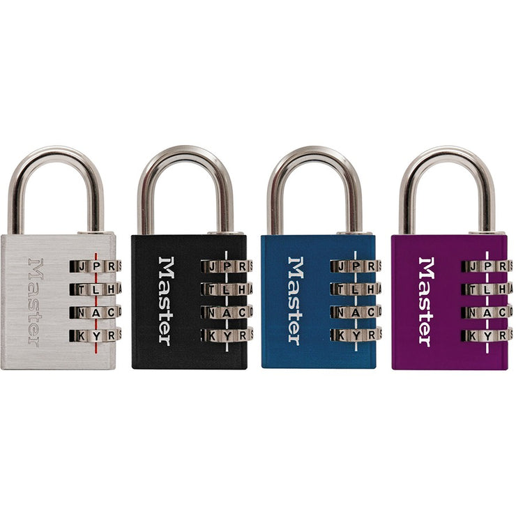 Master Lock Word Combination Padlock - Assorted*/Tough Under Fire