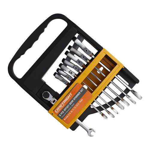 Craftright 8 Piece Offset Metric Gear Spanner Set