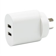 Click 2.4A Dual USB Wall Charger