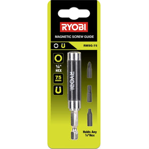 Ryobi 75mm Magnetic Screw Guide / Holds Any 1/4" Hex