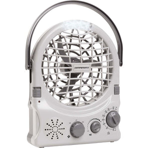 Companion Rechargeable Fan with Radio / Ideal for Outdoors /Travel