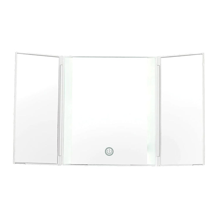 Finesse LED Lighted Mirror Battery Operated 3 light settings TheITmart