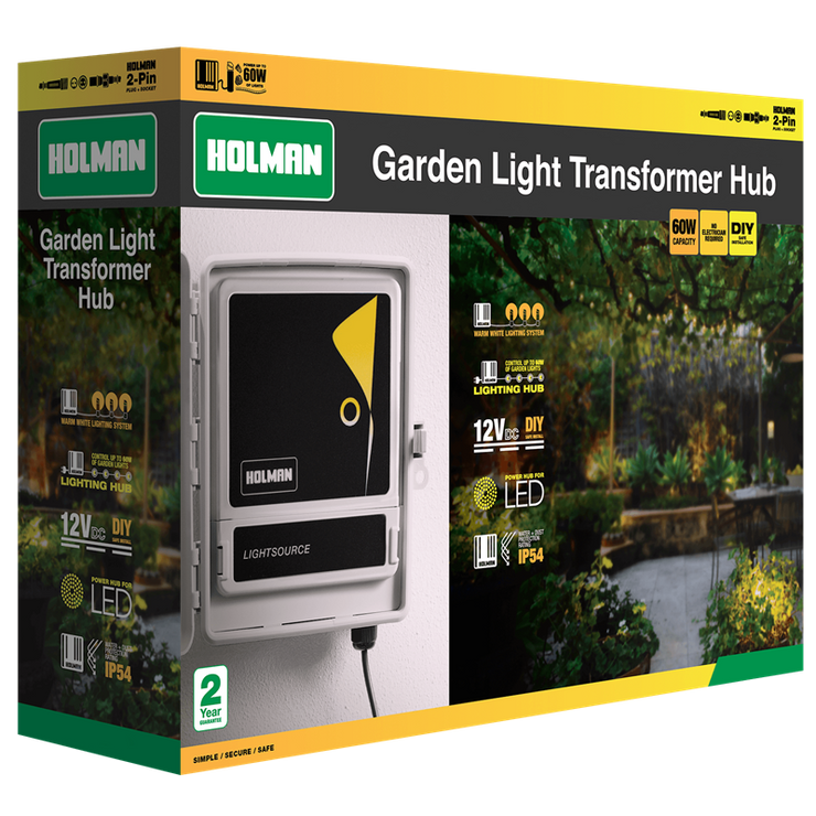 Holman Warm White Garden Light Transformer Hub