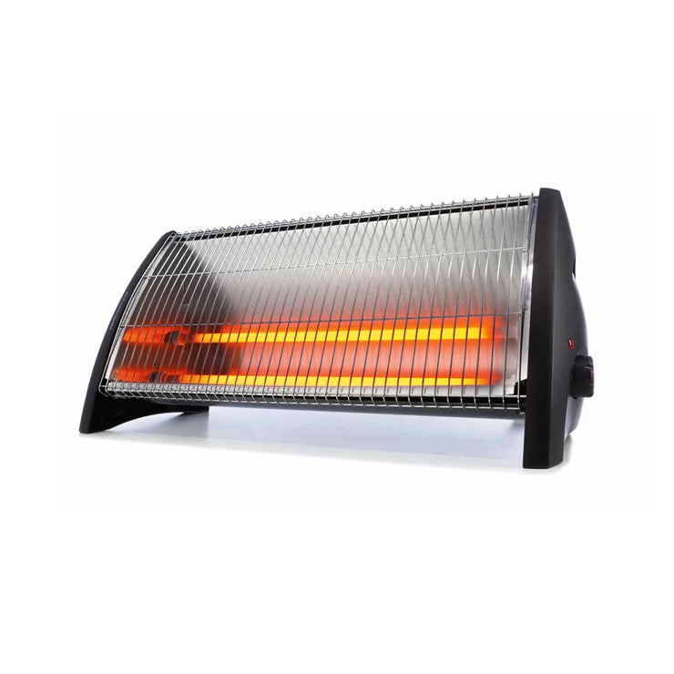 Anko 1800W Black Radiant Heater/ 2 Heat Settings/ Safety Tip-Over Switch