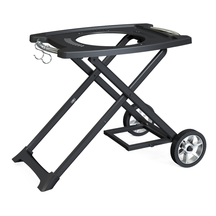 Jumbuck Portable Gas BBQ Trolley - Black