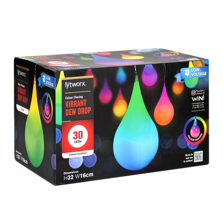 Lytworx Colour Chasing Vibrant Dew Drop LED Lights