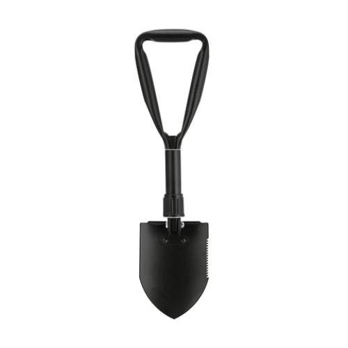 Black Steel Folding Camp Shovel / Ideal for Camping, Hiking & Trekking