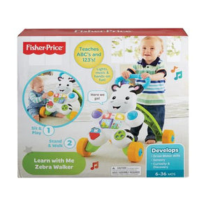 Fisher-Price Learn with Me Zebra Walker Suitable for Ages 6-36 Months