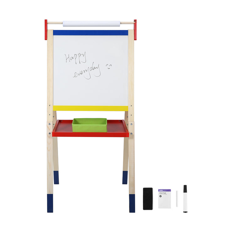 Anko 3-in-1 Wooden Art Easel with Paper - Ages 3+ Years