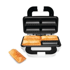 4 Sausage Roll Maker - Black / Non stick cooking plates